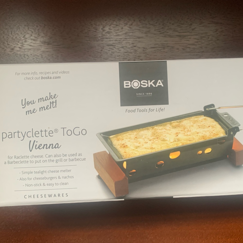NIB and Unopened - Boska Partyclette ToGo “Vienna” for Raclette Cheese